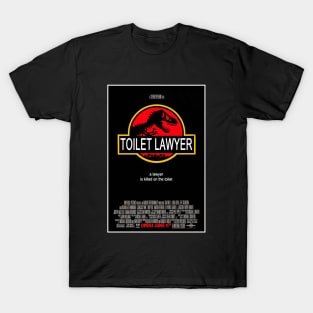 Jurassic Toilet Lawyer T-Shirt